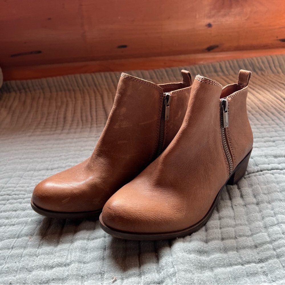 Lucky Brand Leather Ankle Boot Women’s Size 6